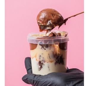 Bolo no Pote 4 leites com chocolate