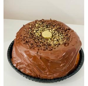 Bolo de cenoura vulcao de chocolate nobre